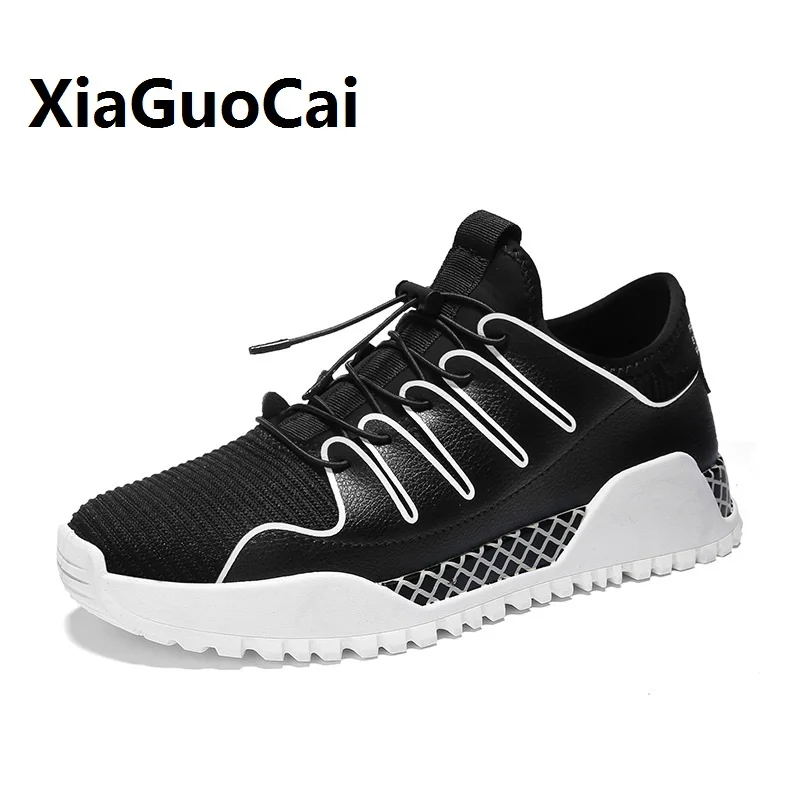 Spring Autumn Men Casual Shoes Breathable Hard Wearing Fashion lattice
