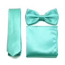 Мужские Простые Галстуки бабочка Карманный квадратный набор женская рубашка вечерние свадебные галстуки Бабочка Блестящий галстук-бабочка платок