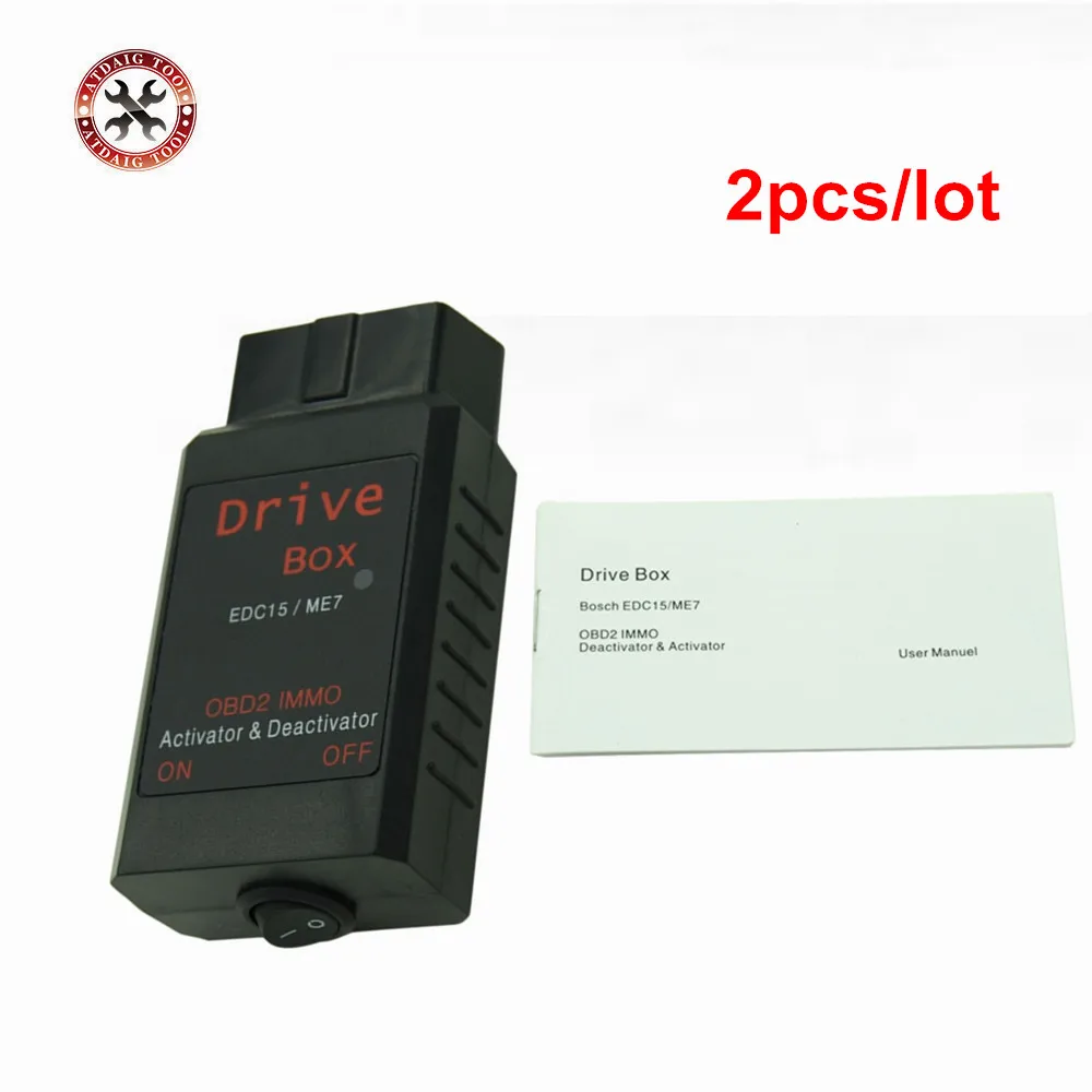 2 шт./лот VAG привод коробки OBD2 IMMO Деактиватор активатор EDC15/ME7 Бесплатная