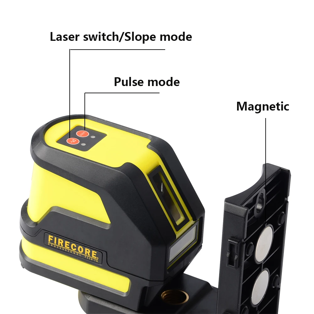 FIRECORE F118G 2 линии зеленый лазерный уровень самонивелирующийся горизонтальный и вертикальный крест Лазерная линия