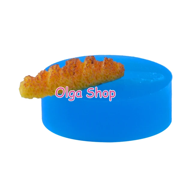 Gyl258 25,9 Mm -Es Francia Baguette Szilikon Penész Cukorka Csokoládé Polimer Agyag Gyanta Ékszerek Medál Nyaklánc - Image 5