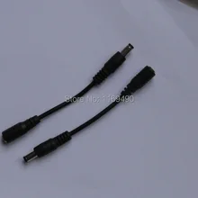 10 шт. прямые короткие DC 4.0x1.7 мм женские к DC 5.5x2.5 мм разъем вилку шнур Удлинитель 11 см