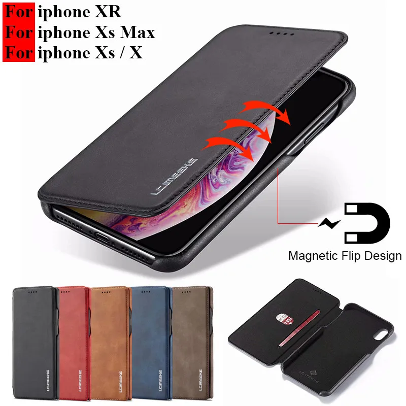 coque iphone xs max portefeuille cuir