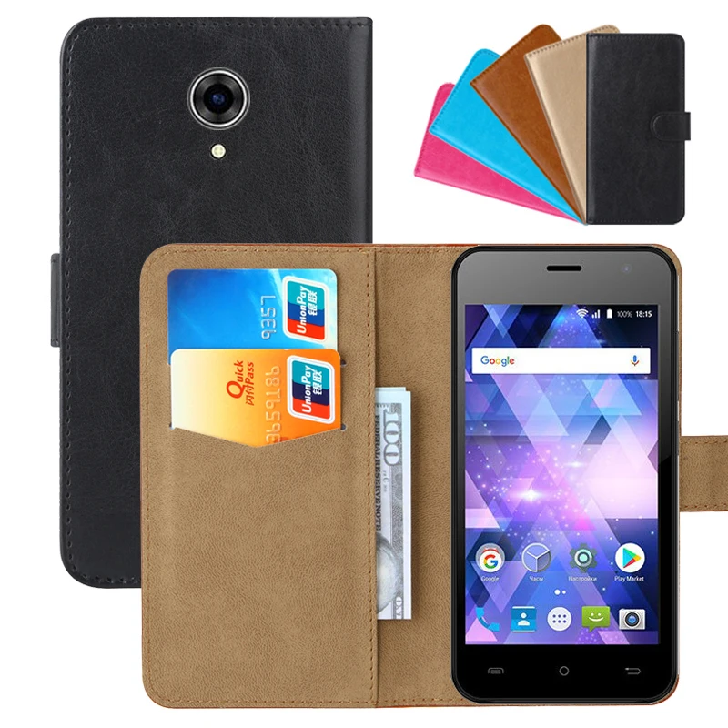 

Luxury Wallet Case For BQ BQ-4585 Fox View PU Leather Retro Flip Cover Magnetic Fashion Cases Strap