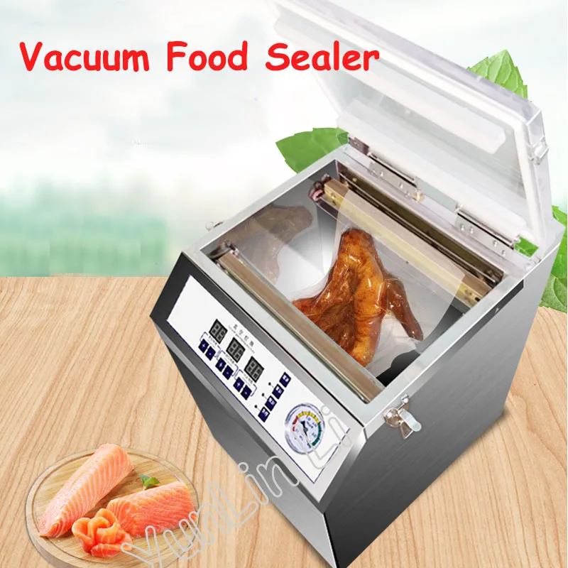 Vacuum Food Packing Sealer Automatic Wet and Dry Packaging Machine Commercial Tea Sealing DZ-600S | Бытовая техника