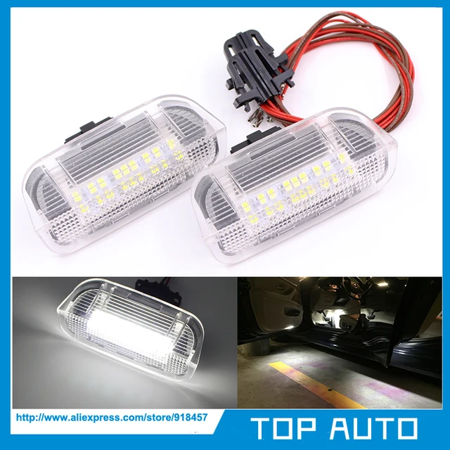 2 stks Wit 6000 K Led Super Heldere SMD Stap Courtesy Deur ... 2 stks Wit 6000 K Led Super Heldere SMD Stap Courtesy Deur ...