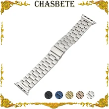 38mm 42mm Stainless Steel Watchband for iWatch Apple Watch / Sport / Edittion Metal Strap Wrist Loop Belt Bracelet Gold Blue