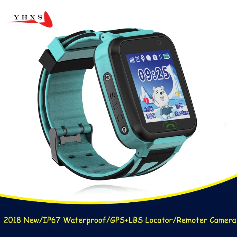 

IP67 Waterproof Smart GPS WIFI Locator Phone SOS Call Location Device Tracker Kids Safe Remote Camera Monitor Flashlight Watch