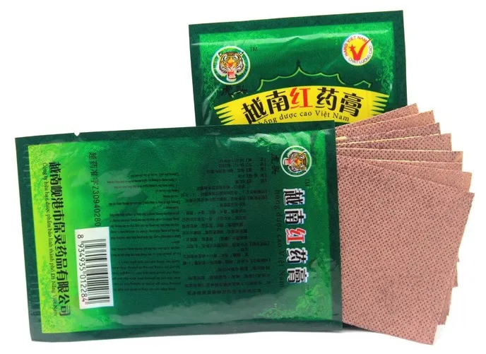 New 40PCSLot Vietnam Red Tiger Balm Plaster Muscular Pain Stiff Shoulders Pain Relieving Patch Massage Relaxation Health Care-1