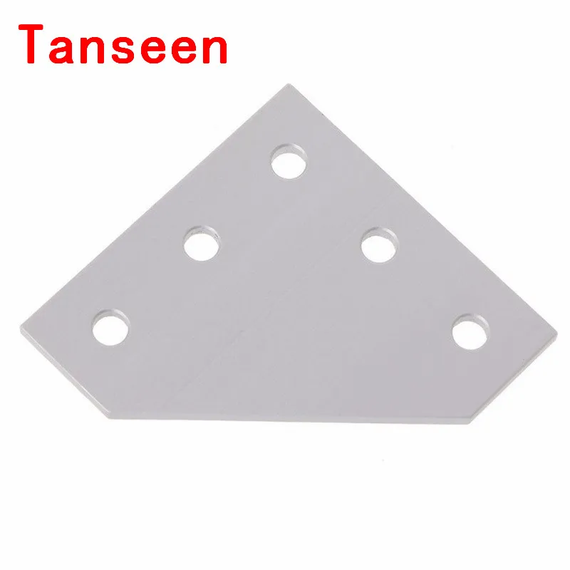 

5 Holds Plate,Corner 90 Degrees Angle Bracket for 2020 2040 Aluminum Profile 3D Printer Frame,15pcs/lot