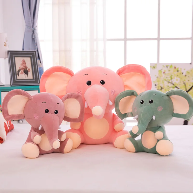 pink elephant soft toy