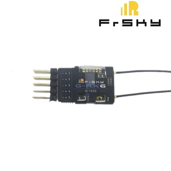 

FrSky G-RX6 6/16 telemetry Receiver designed for gliders ultra small and super light 6 pwm output