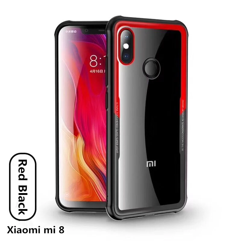 Чехол из закаленного стекла для Xiaomi mi 8 mi 8 Explorer Edition, задняя крышка, мягкий чехол из ТПУ с рамкой, Жесткий Чехол для Xiaomi mi 8, чехол для телефона s