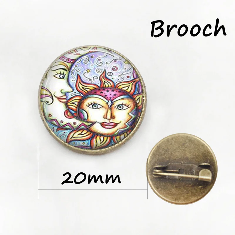Vintage aircraft silhouette brooches plane spacecraft battleship pins sun and moon art picture badge men women jewelry gift