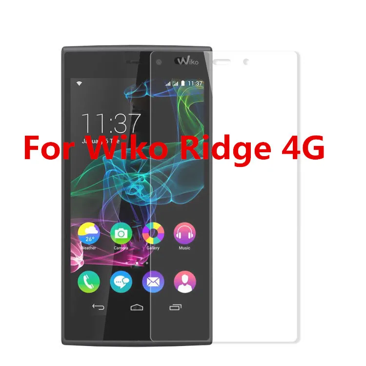

0.3mm Explosion-proof LCD Tempered Glass Film For Wiko Ridge 4G Screen Protector Guard pelicula de vidro verre trempe