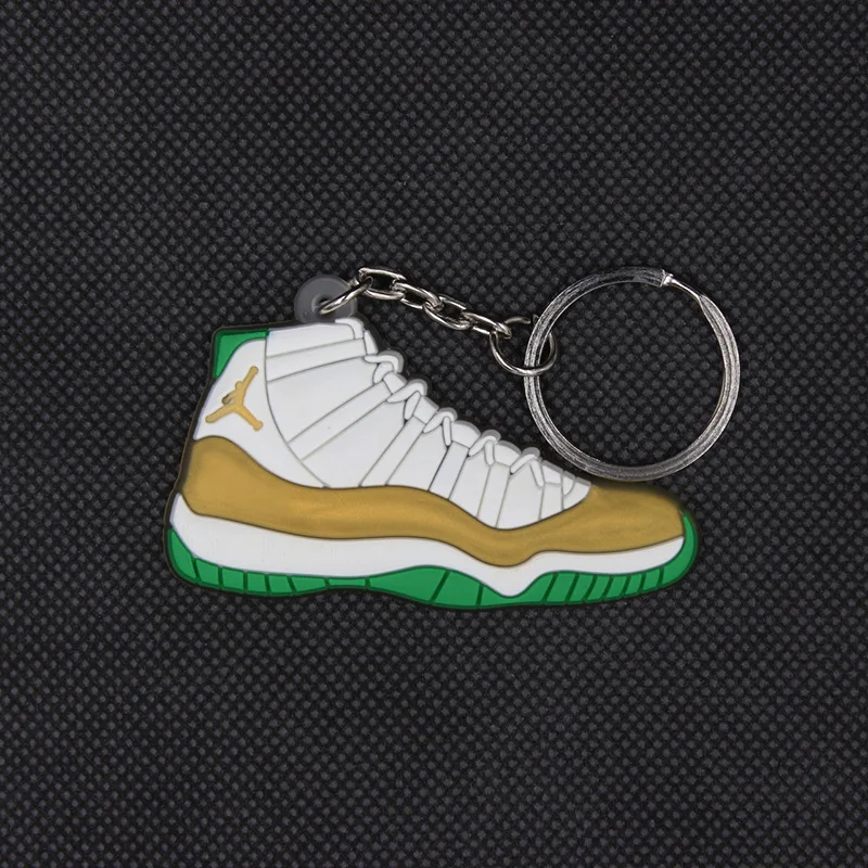 

New Mini Jordan 11 Keychain Shoe Men Wome Kids Key Ring Gift Basketball Sneaker Key Chain Key Holder Porte Clef