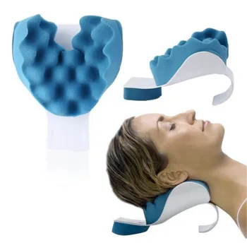 

Massage Pillow Neck Shoulder Body Revitalizer Neck Shoulder Back Spine Relaxing Ease Massage Support