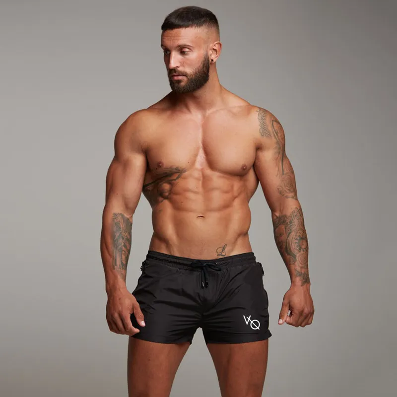 

Mens Gym Fitness Brand Shorts Man Bodybuilding Run Jogging Workout Training Male 2018 New Summer Cool Black Short Sweatpants