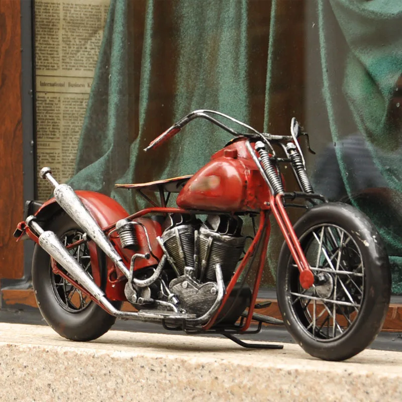 

40C nostalgic British style iron Vintage Motorcycle models of U.S. World War II crafts ornaments