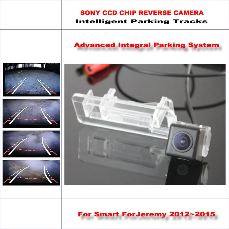 

High Quality Intelligentized Car Rear Reverse Camera For Smart ForJeremy 2012~2015 / NTSC PAL RCA SONY CCD 580 TV Lines