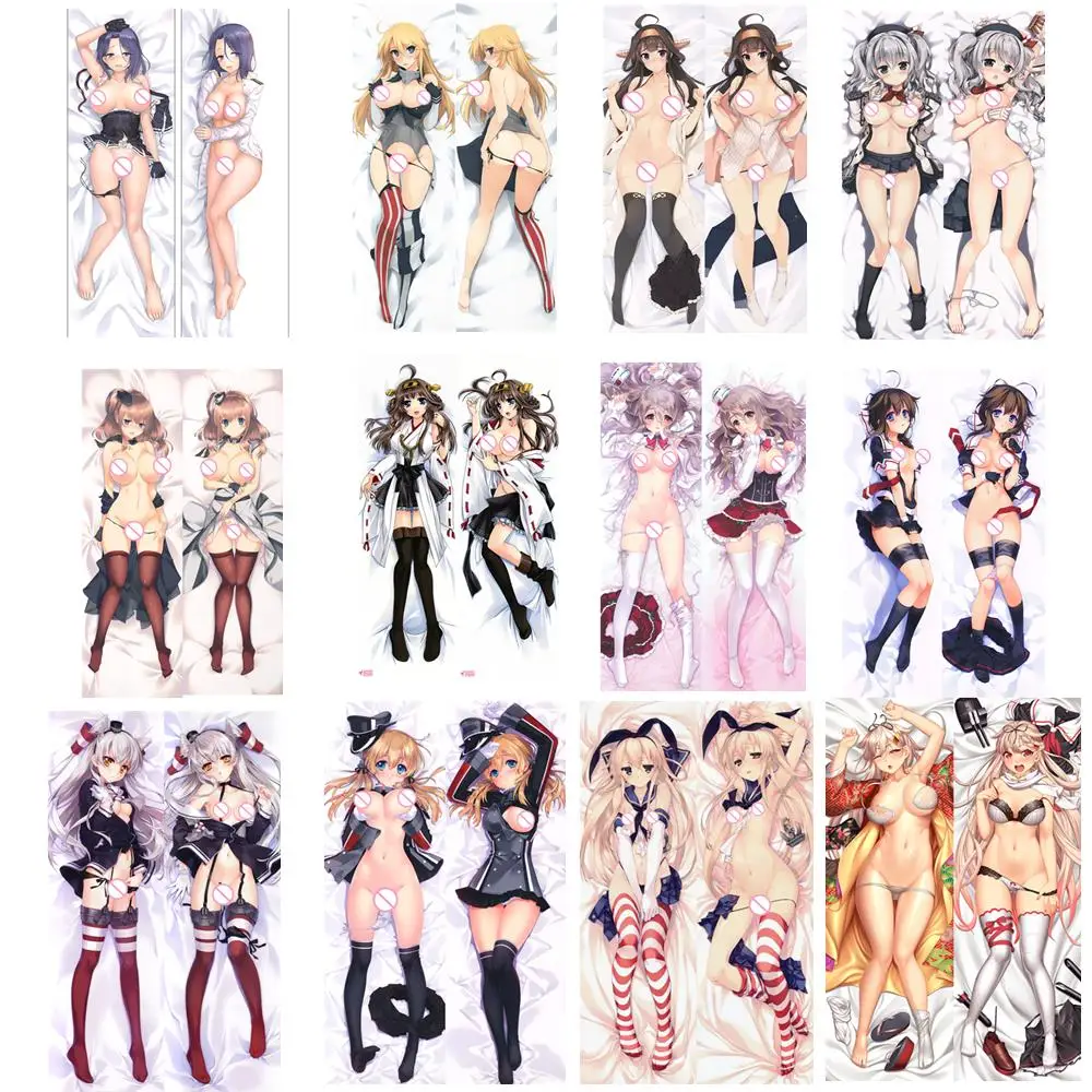 

Kantai Collection Characters Kamikaze & Kawakaze Dakimakura yamato & kongou (kancolle) Hugging Body Pillowcase Drop shipping