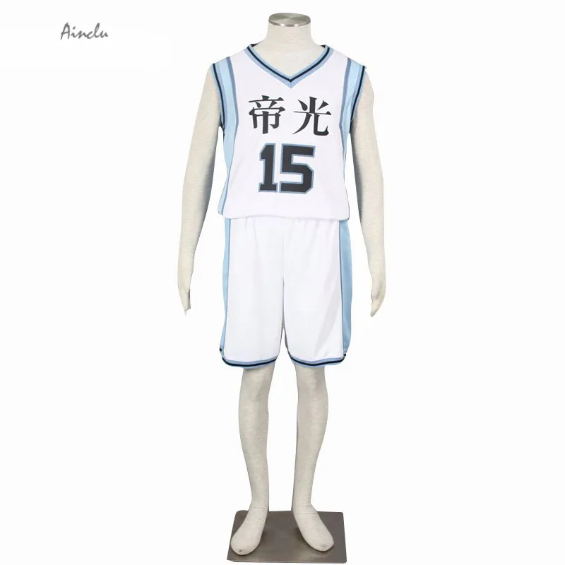 Костюм Ainclu белый Kuroko без корзины баскетбольный костюм Tetsuya SEIRIN для косплея детей