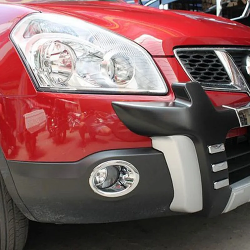 Подходит для NISSAN QASHQAI J10 DUALIS 2007-2013 автомобильные аксессуары Хромированная передняя лампа заднего противотуманного фонаря накладка наклейка для стайлинга автомобиля