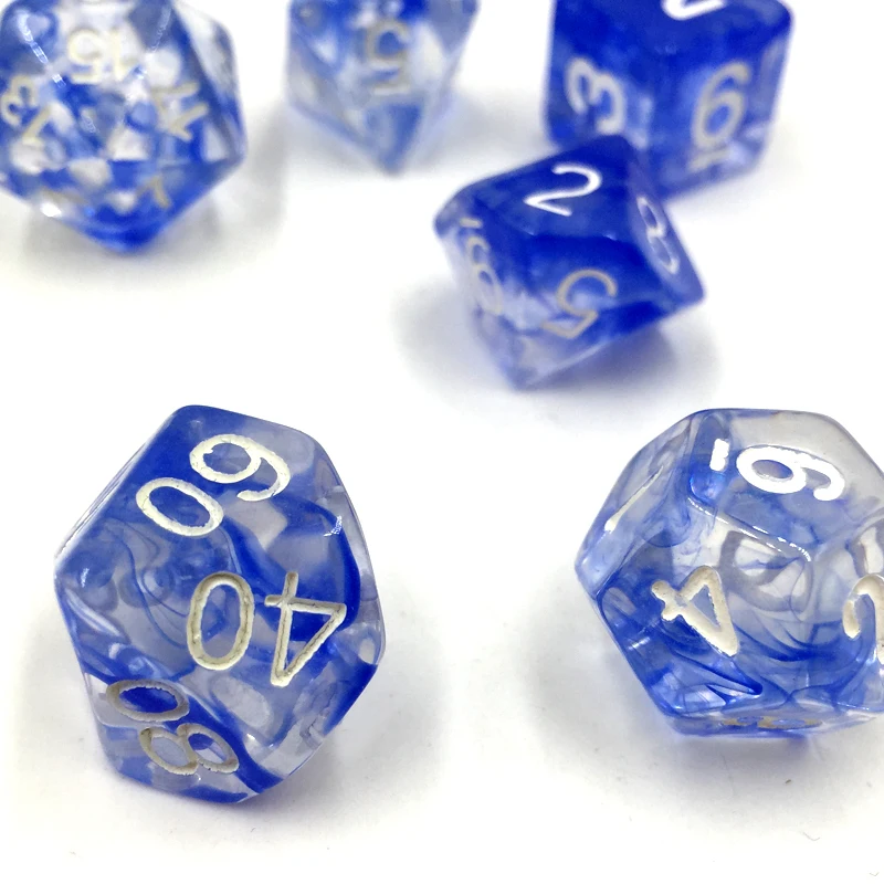 Rollooo Nebula Dice 7 шт./компл. D4 D6 D8 D10 D % D12 D20|Кубики| |