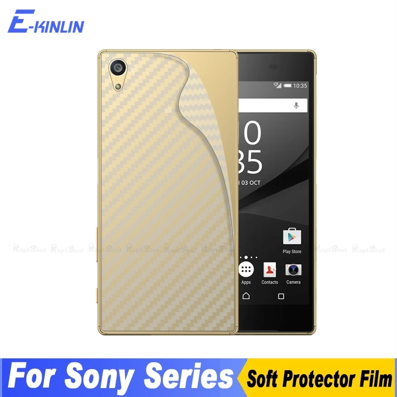 

3D Back Cover Screen Protector For Sony Xperia Z Z1 Z2 Z3 Z4 Z5 Premium Compact Mini Plus C4 L1 Sticker Protective Film No Glass