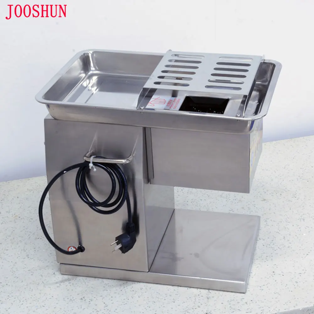 

110V/220V Electric Meat Mincer Grinding Slicer, Fully Automatic Stainless Steel Meat Cutter, 250kg/hr Meat Processing Machine