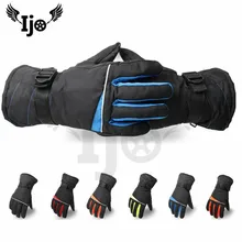 Esquiar À Prova de Vento do motor Anti queda inverno aquecido mulher motociclista dos homens de moto scooter acessórios fox racing motocross luvas revit