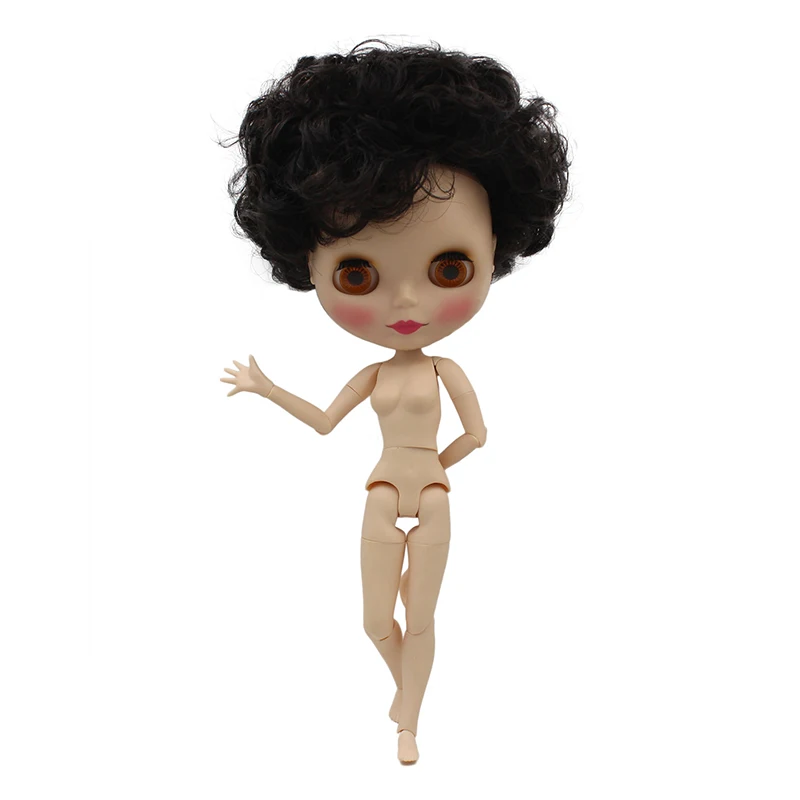 

Blyth Doll BJD,Neo Blyth Doll Nude Customized Matte Face Dolls Can Changed Makeup and Dress DIY,1/6 Ball Jointed Dolls NO52
