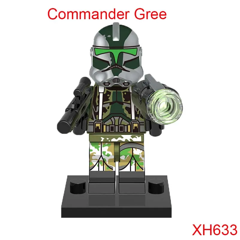 Commander Gree Mini Dolls Action Figure Single Sale Star Wars Stroopers Diy Building Blocks Toys For