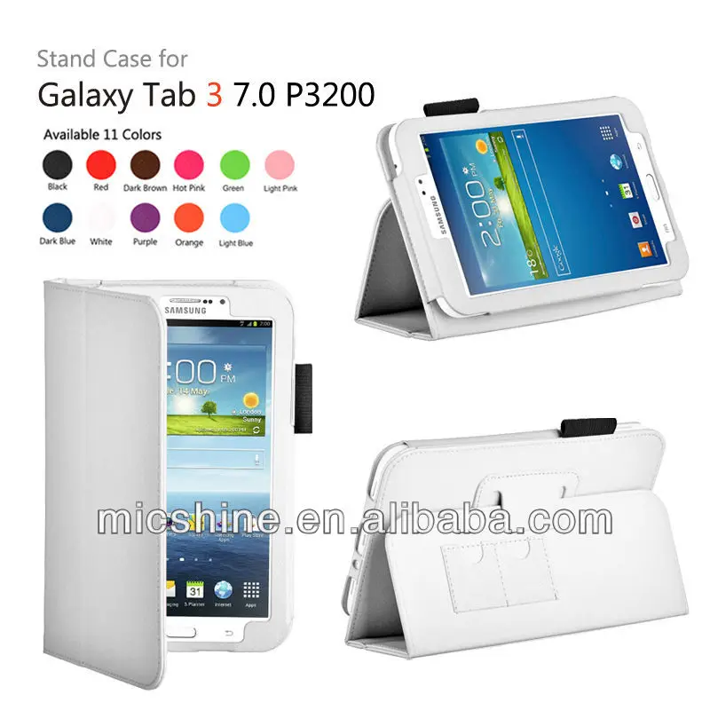 Gligle кожаный чехол сотового телефона с подставкой для samsung Galaxy Tab3 7,0 T210 T211 11 Цвета 200 шт./лот