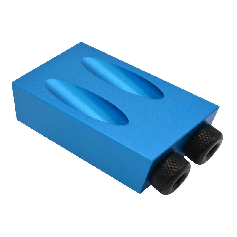 

1 Set 15 Degree Pocket Hole Screw Jig Locator with Dowel Drill Carpenters Wood Joint Kit Tool PAK55