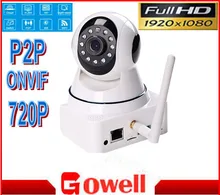ISO Android-смартфон видеонаблюдения HD 720 P IP CCTV Камера WI-FI двухстороннее аудио, панорамирования/наклона plug & play охранных поддержки ONVIF NVR