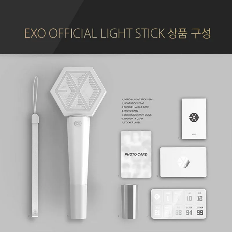 Светильник EXO Stick Ver.2 Sehun для фанатов, поддерживающий светящийся светильник Kpop, Подарочная Коллекционная фигурка для концерта, игрушки для мероприятий, вечерние принадлежности