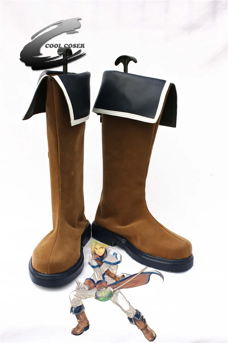 Japanese Anime Chain of Tianyi Lucian Cosplay Shoes MM1009 Custom Made Boots | Тематическая одежда и униформа