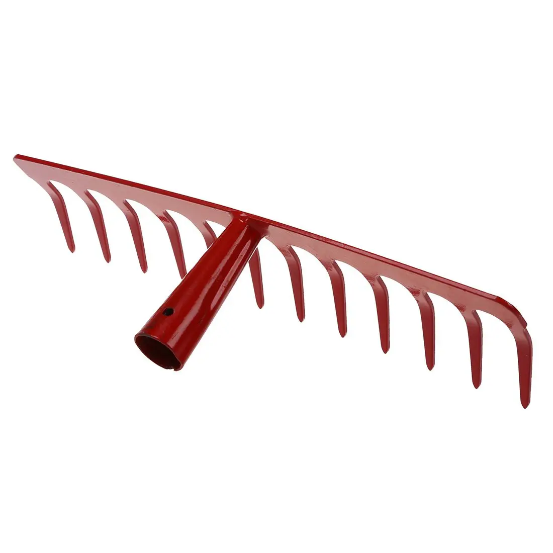 Металл 12 зубцов ручной культиватор грабли инструмент головка красный