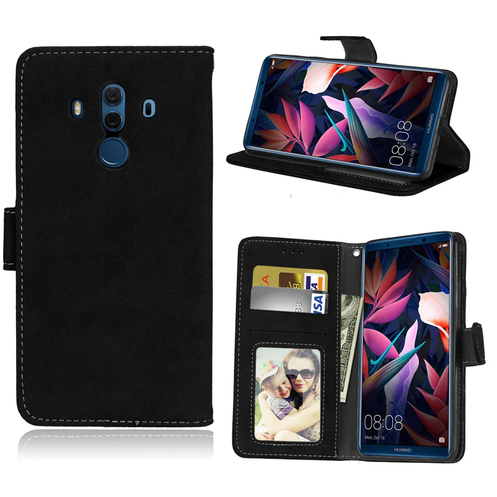 Кожаный чехол-книжка для Huawei Mate 10 Pro | Мобильные телефоны и аксессуары