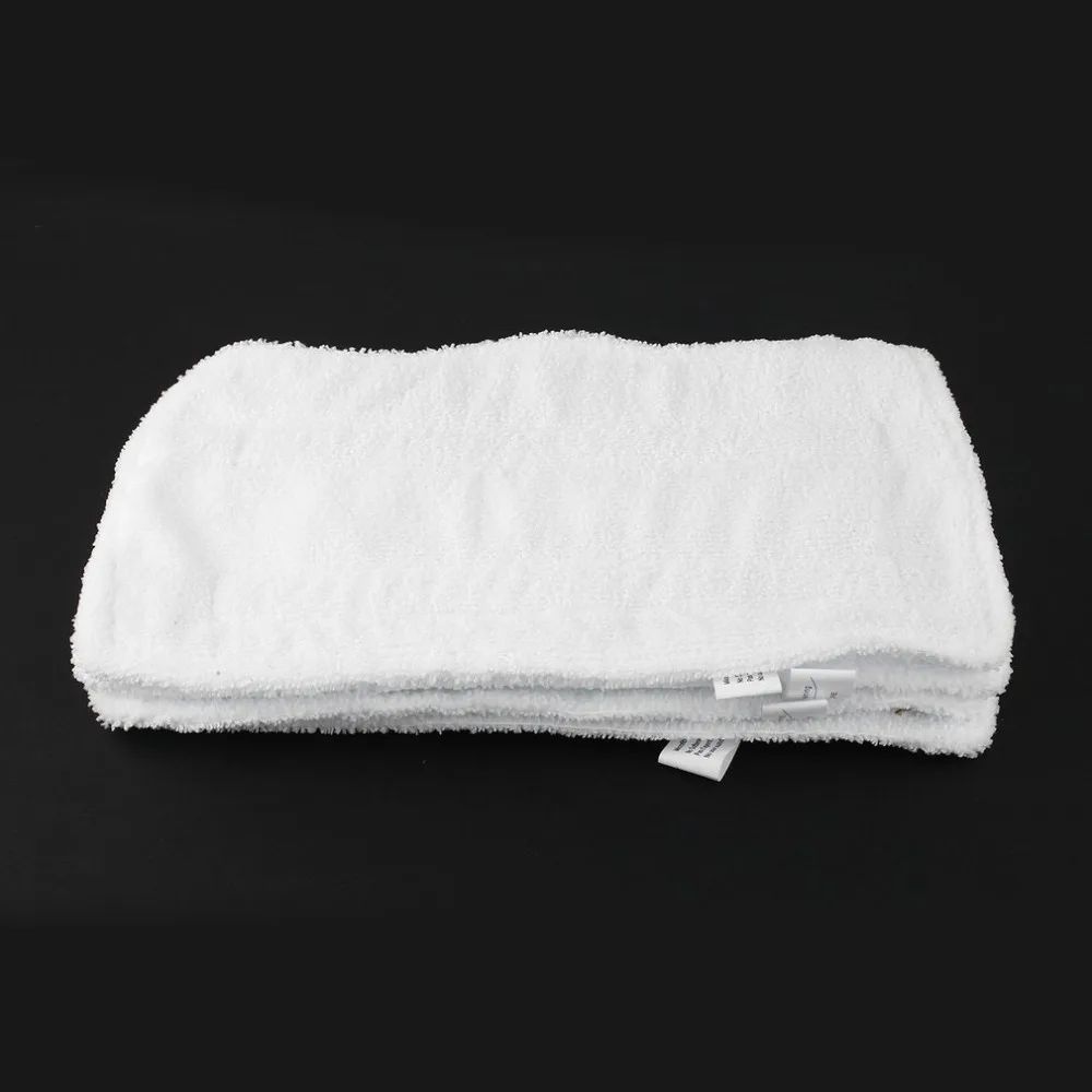 

4pcs Mop Head Replacement Pad For Shark Washable Cleaning Pads Microfiber Machine Washable Cloths White Color