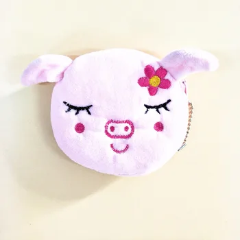 

M186 Cute Cartoon Pets Bowknot Cat Personality Plush Coin Purse Wallet Card Bag Girl Women Student Gift Wholesale