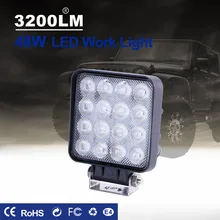TC-X LED Work Light 16 x 3W Square Offroad Led 12/24V Extra Light Portable Flood Light Motor Tractor Truck Car Styling Wholesale TC-X LED Work Light 16 x 3W Square Offroad Led 12/24V Extra Light Portable Flood Light Motor Tractor Truck Car Styling Wholesale