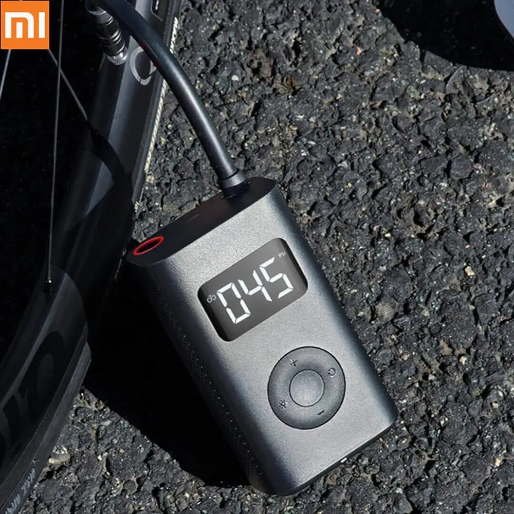  Xiaomi Mijia Smart Portable Digital Tire Pressure Detection Electric Inflator Pump for Bike Motorcy