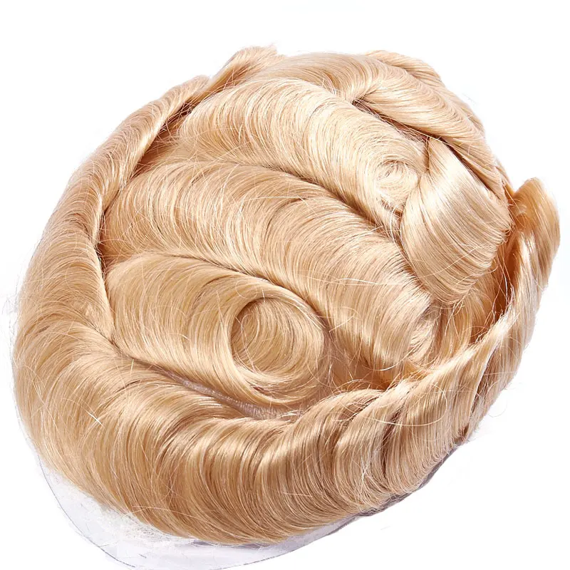 Ali Queen волосы тонкая кожа 0 04 05 мм мужские s toupee 8x10 дюймов системы замещения волос
