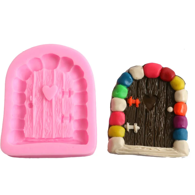 Facemile-Cartoon-Door-Fairy-Story-Shape-Silicone-House-Chocolate-Molds-Fondant-Cake-Decoration-Sugar-Craft-Tools (1)