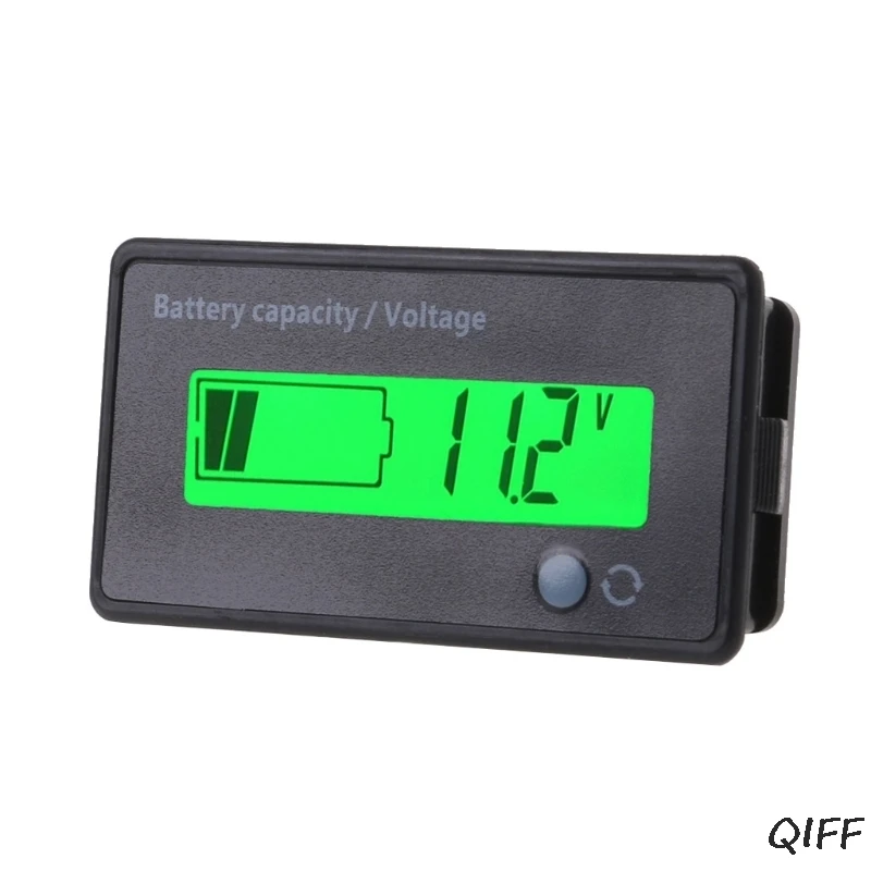 12 V-84 V свинцово-кислотные Батарея Ёмкость индикатор Напряжение вольтметр ЖК-дисплей монитор Mar28
