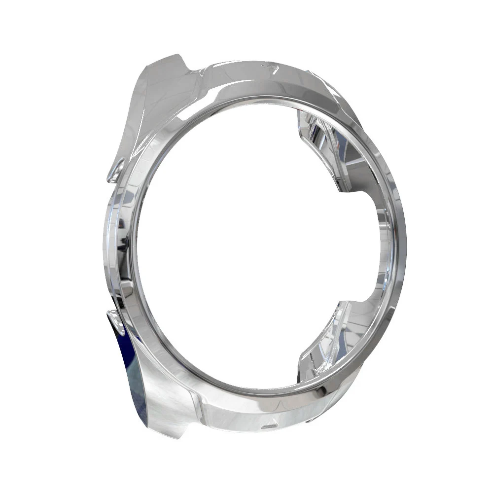 Мягкий чехол для Ticwatch Pro защитный чехол умных часов чехол бампер аксессуары светильник тонкий корпус - Color: Silver