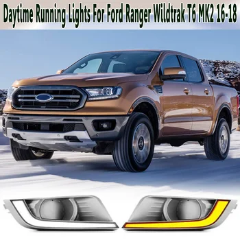 

2pcs COB LED DRL Daytime Running Car Lights Assembly Lamp for Ford Ranger T6 MK2 2016 2017 2018 XL XLT K