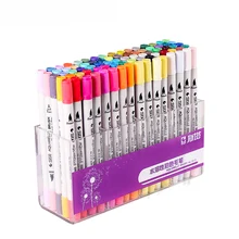 STA акварель кисти для рисования Рисование Живопись художник принадлежности для студентов кисточки набор маркеров 12/24/36/48/80 Цвета маркер для белой доски